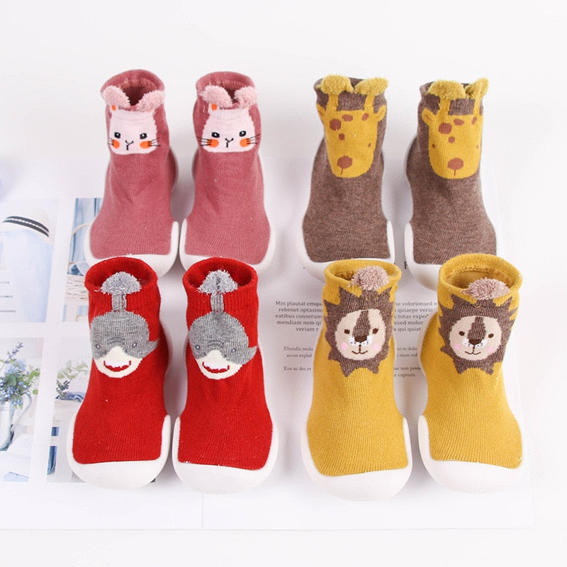 TinySockies Baby Non-Slip Sock Shoes perfect for learning how to walk 