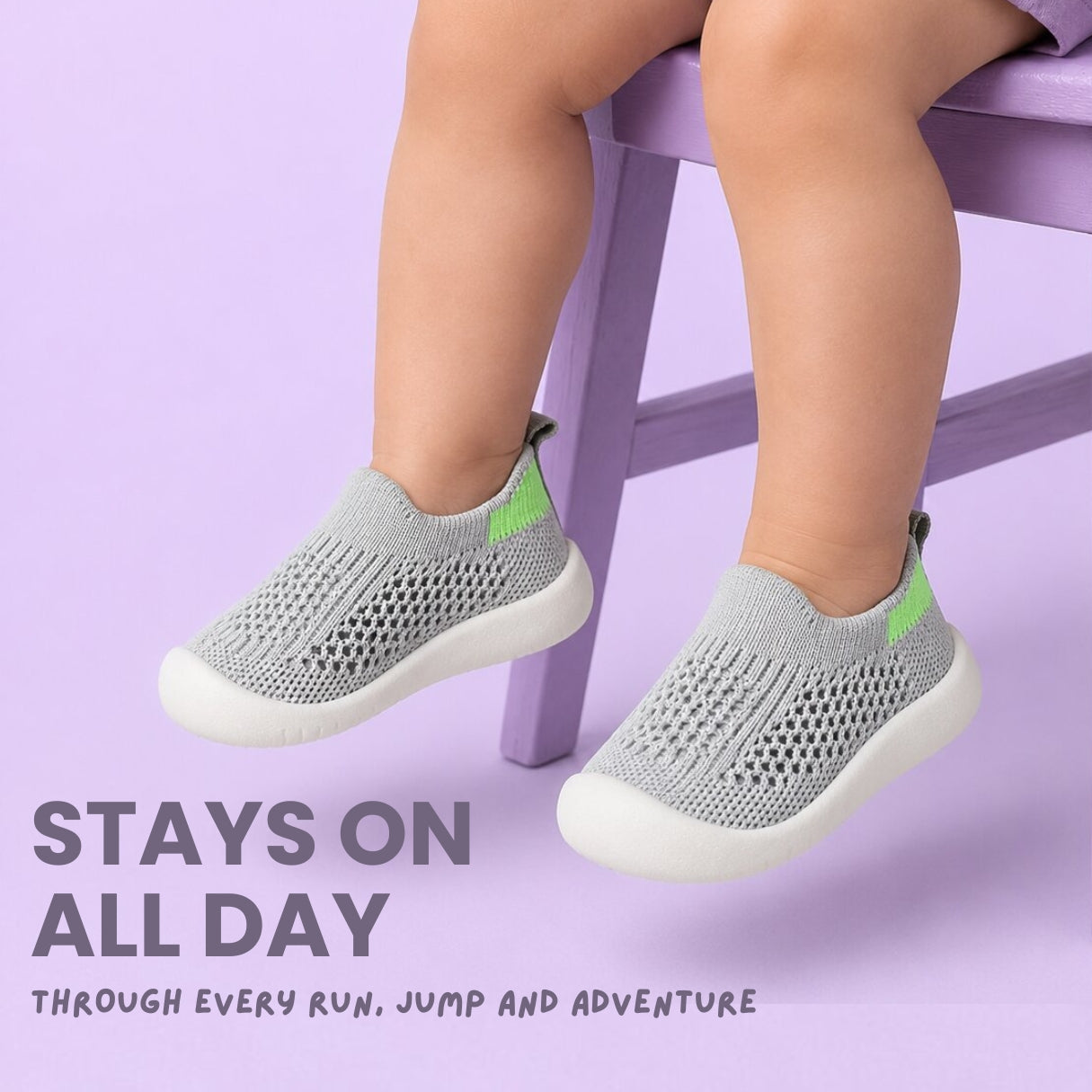 TinySockies Sporty Mesh Sneakers