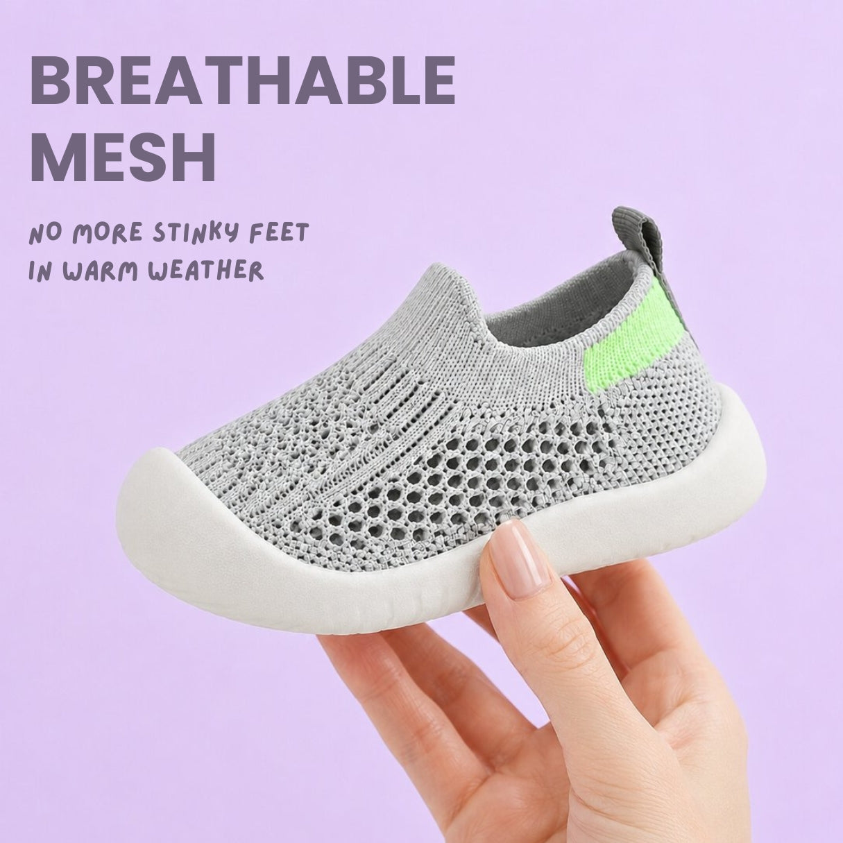 TinySockies Sporty Mesh Sneakers