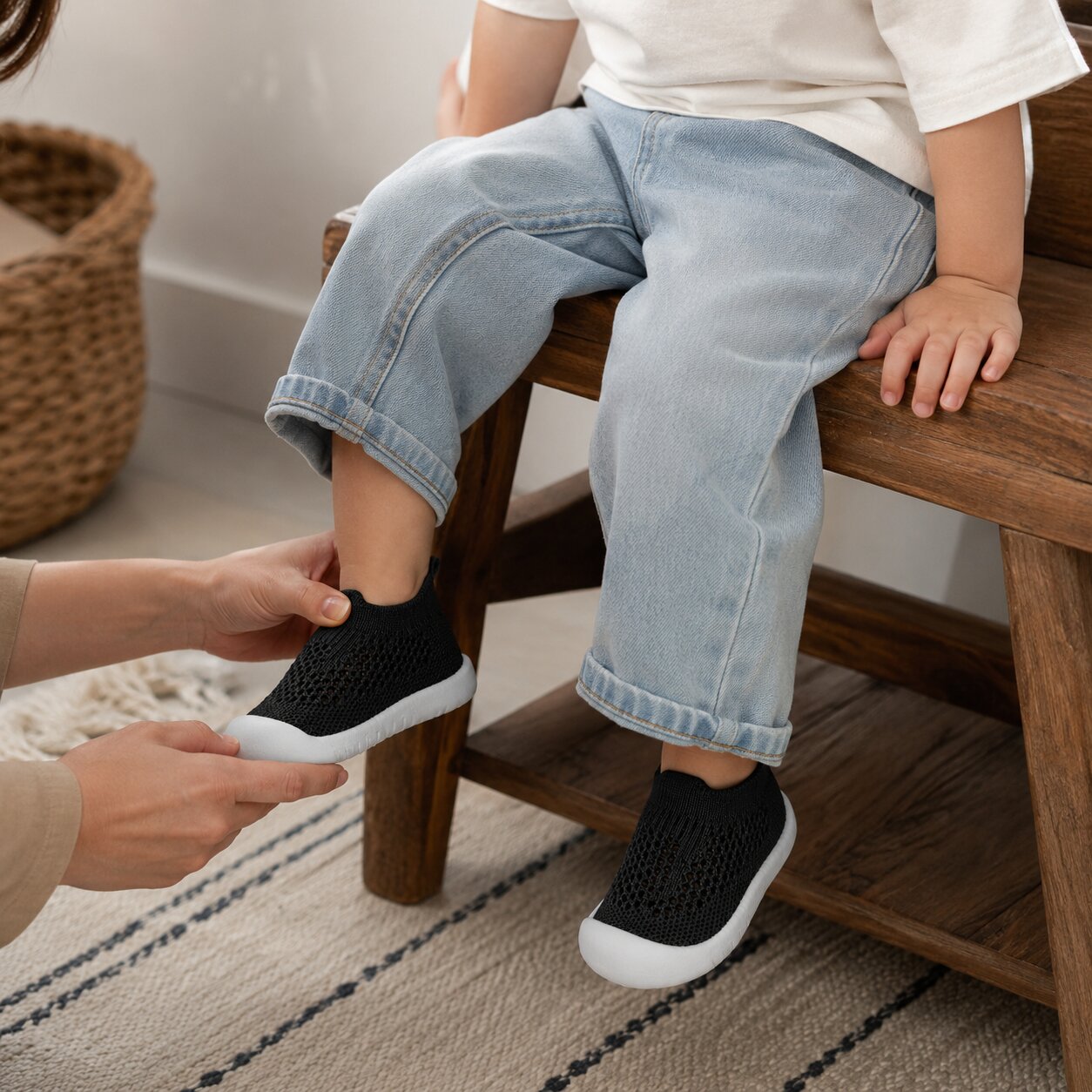 TinySockies Sporty Mesh Sneakers