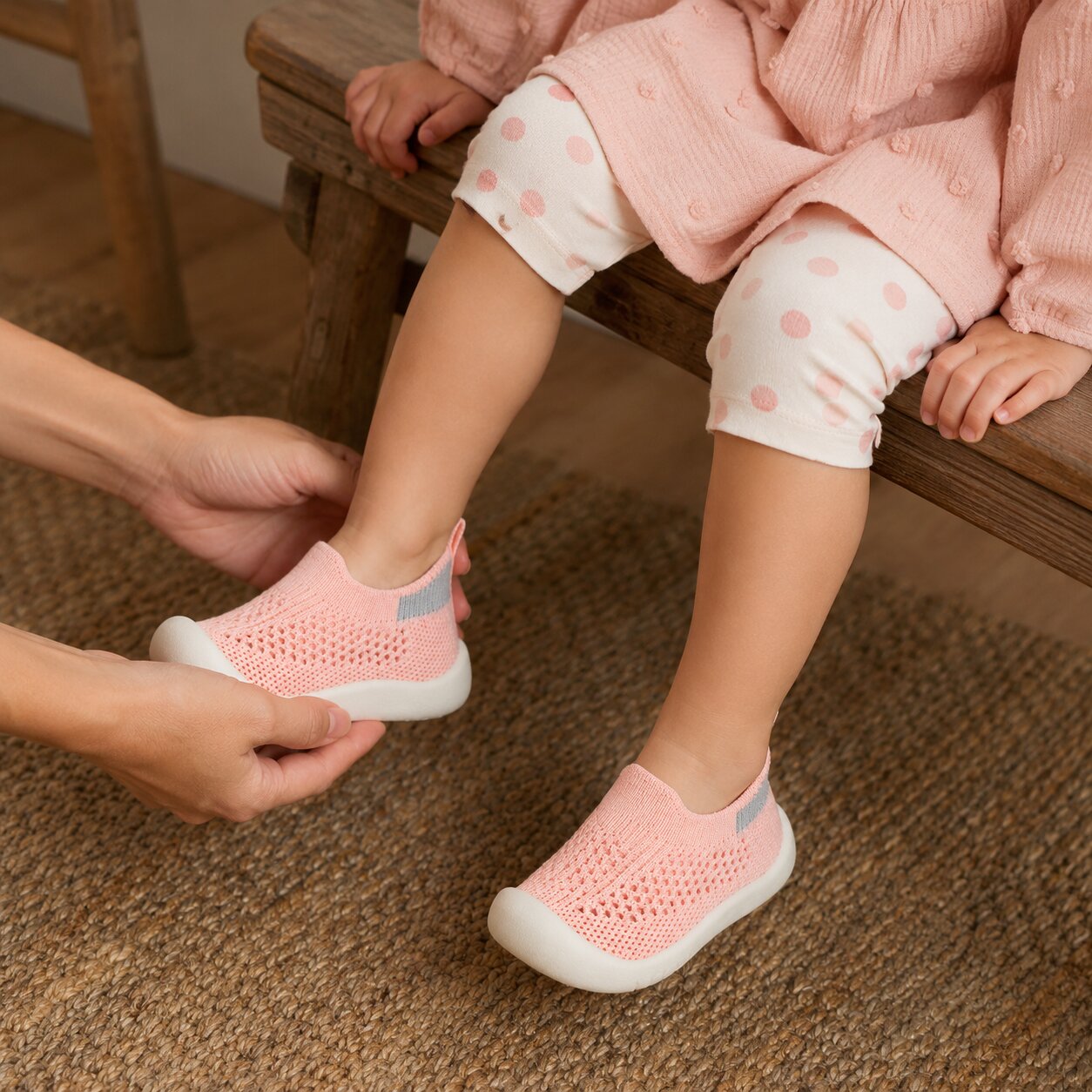 TinySockies Sporty Mesh Sneakers