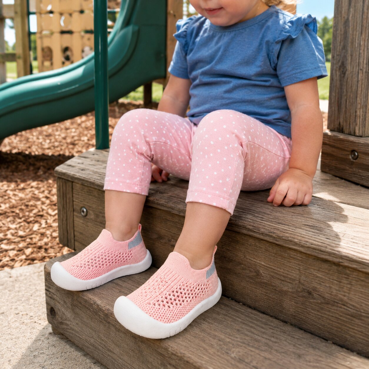 TinySockies Sporty Mesh Sneakers